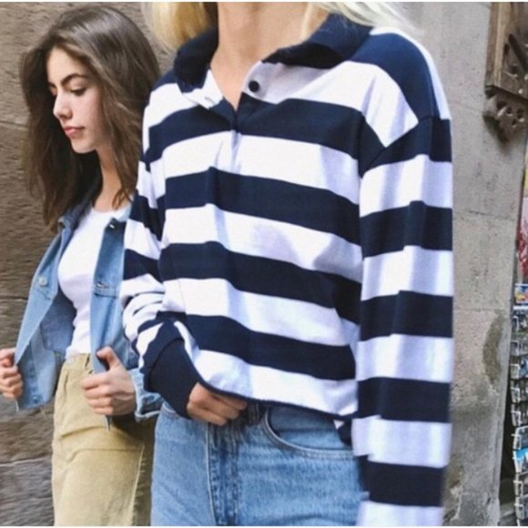 Brandy Melville Tops - 📦  Brandy Melville Striped Jonny Top Long Sleeve